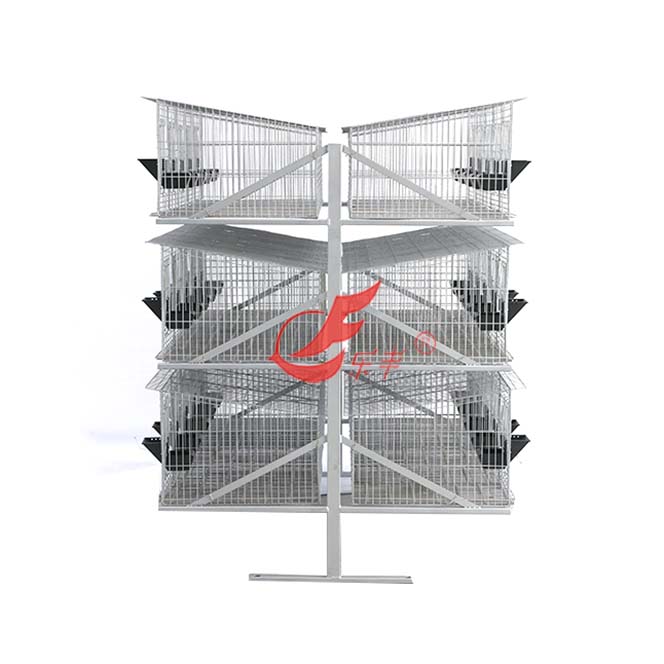 单梁背靠背层叠式免笼-绍兴乐丰笼具设备有限公司
