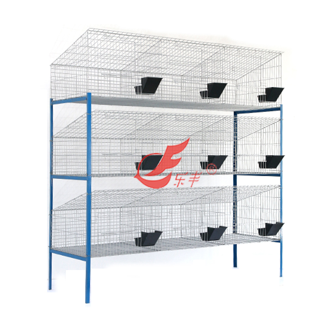 三层九位内置草架种免笼-绍兴乐丰笼具设备有限公司