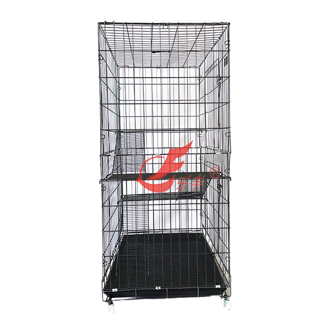 三层双开门猫笼-绍兴乐丰笼具设备有限公司