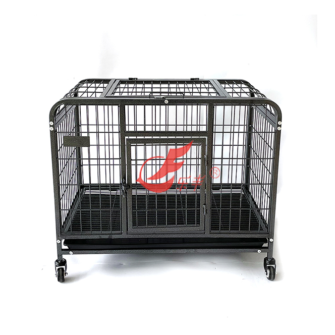 烤漆方管狗笼-绍兴乐丰笼具设备有限公司