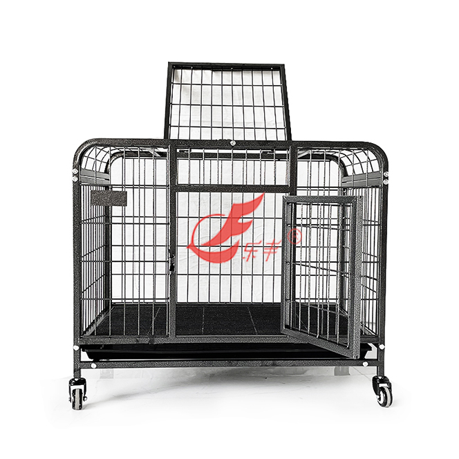 烤漆方管狗笼-绍兴乐丰笼具设备有限公司