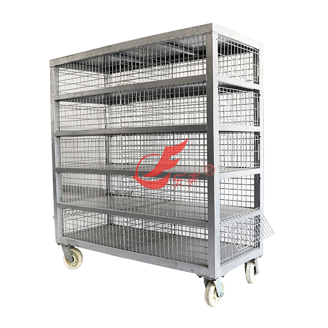 五层转运鸡笼-绍兴乐丰笼具设备有限公司