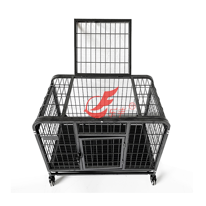 烤漆方管狗笼-绍兴乐丰笼具设备有限公司