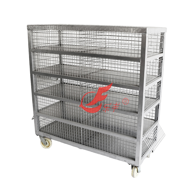 五层转运鸡笼-绍兴乐丰笼具设备有限公司