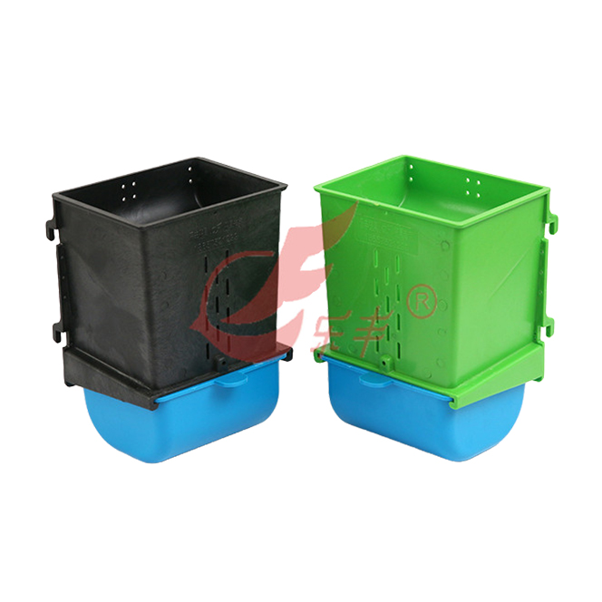 兔笼外挂式料盒款式一-绍兴乐丰笼具设备有限公司